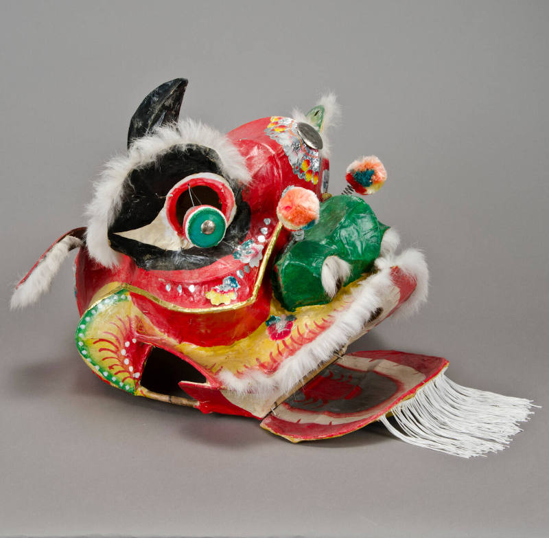 Lion dance mask