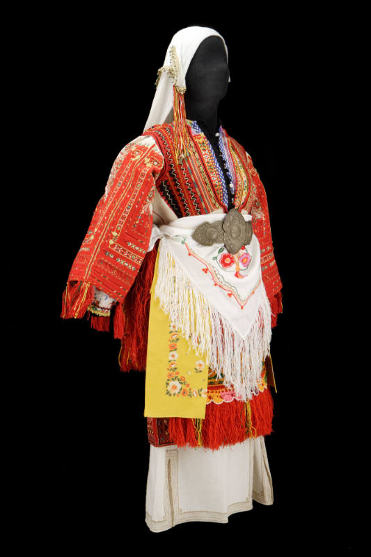 Young woman's festival dress