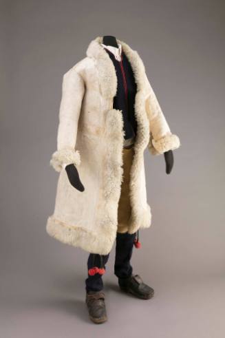 Man’s dräkt with skinntröja (sheepskin coat) for Rättvik parish