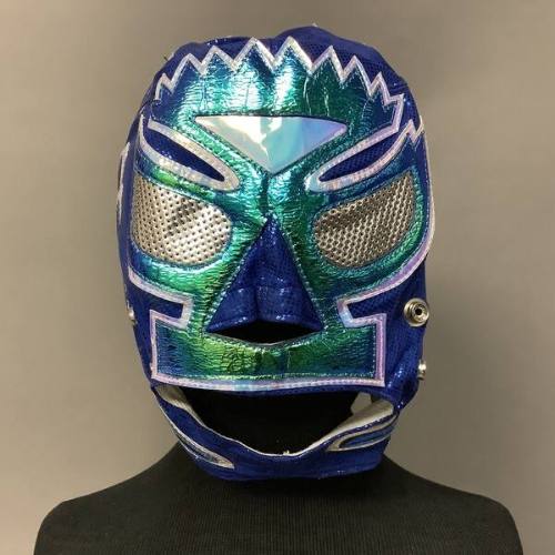 Lucha libre wrestling mask with removable face covering