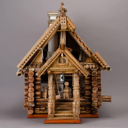 Izba (Traditional Russian Log Home)