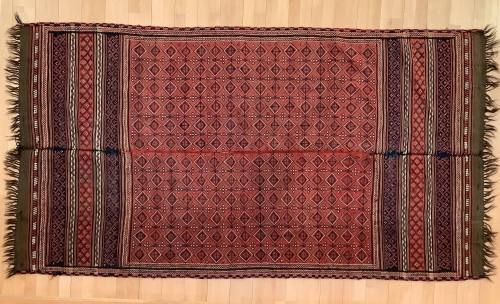 Multi-panel Flatweave Blanket (Jajim/Verneh)