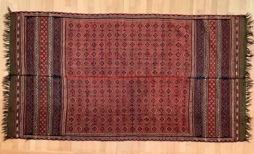 Multi-panel Flatweave Blanket (Jajim/Verneh)