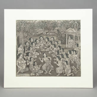 Kecak dance scene
