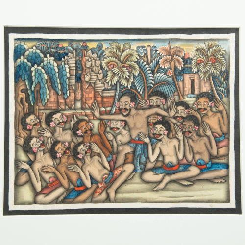 Landscape with Kecak dance