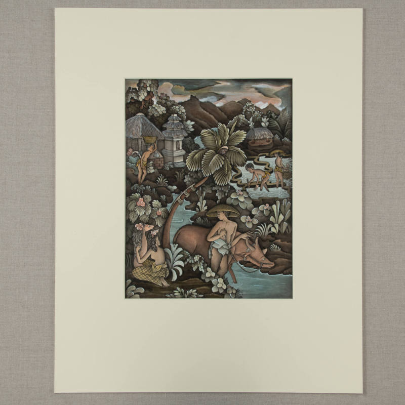 Rice planting scene