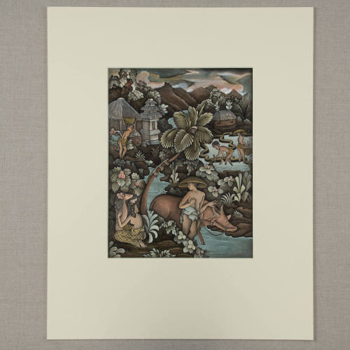 Rice planting scene