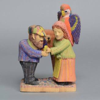Organ Grinder with Woman