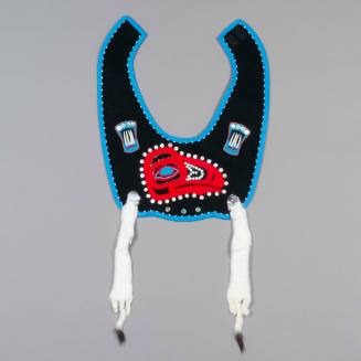 Raven Collar or Button Robe Collar