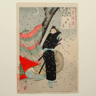 One Hundred Aspects of the Moon: Shinobugaoka Moon