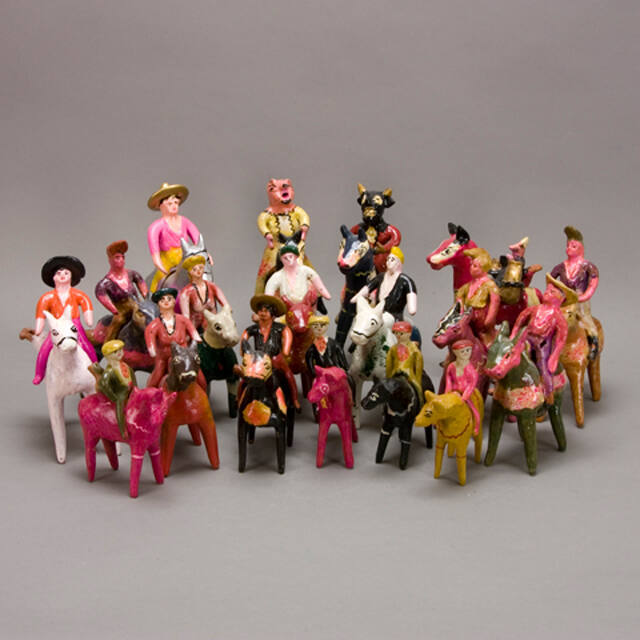 Riders on horseback whistles