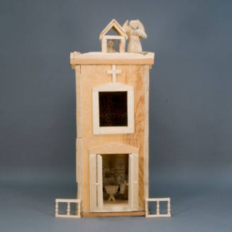 Nativity Scene in two-story house