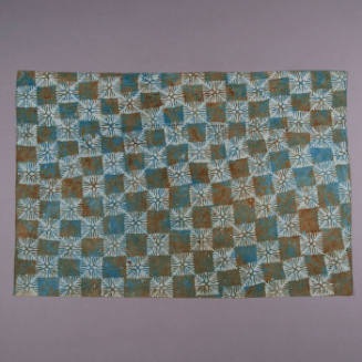 Block printed fabric