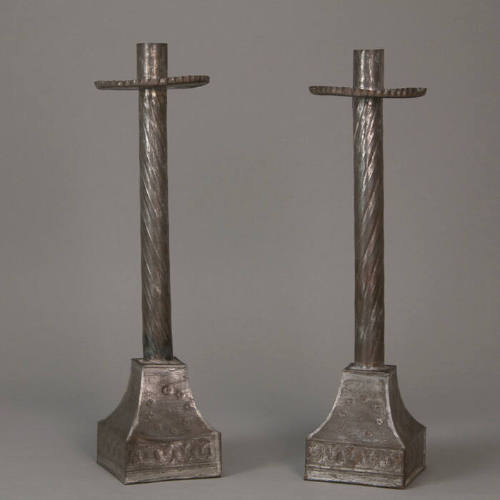 Pair of candle holders