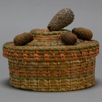 Pine needle basket