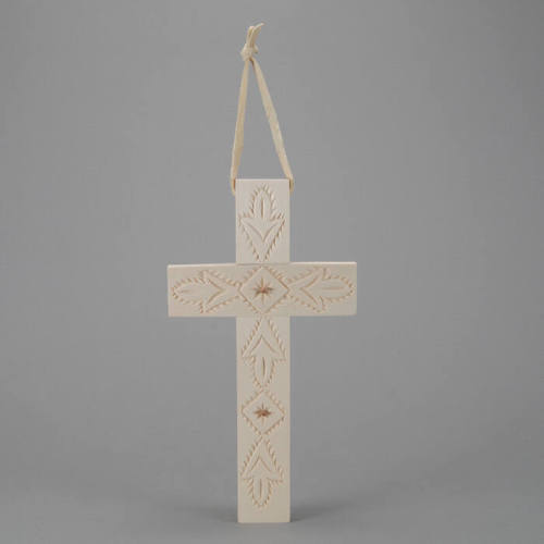 Carved wooden cross