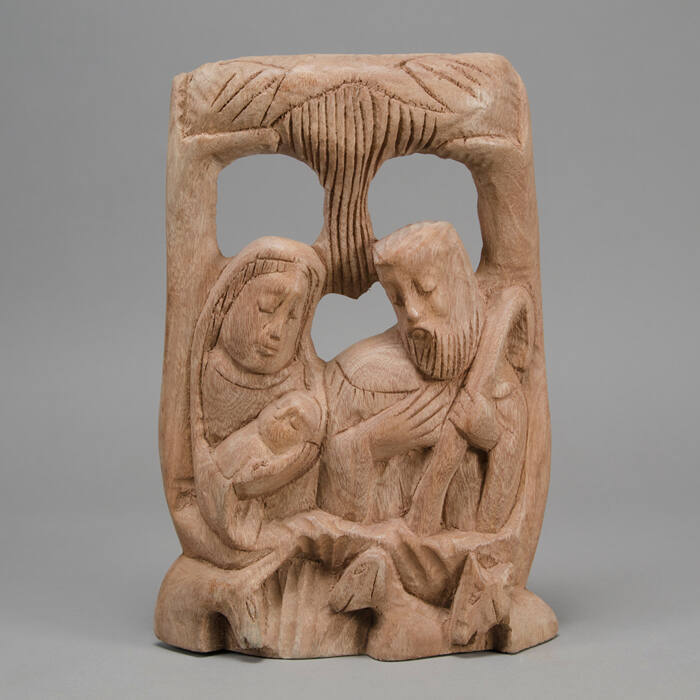 Haitian wood carving, Nativity