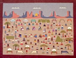 Navajo Pictorial Weaving.  